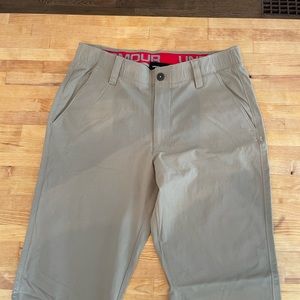 Mens under armor golf pants khaki 32x32